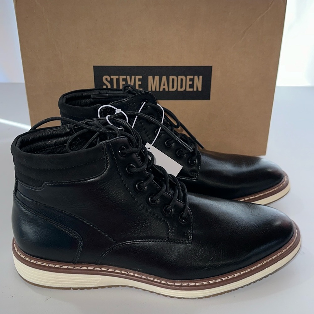 Steve Madden men's black shoes size 10